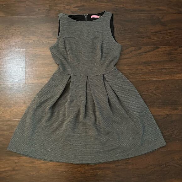 Isaac Mizrahi gray ribbed a-line dress size 8 - Picture 7 of 13